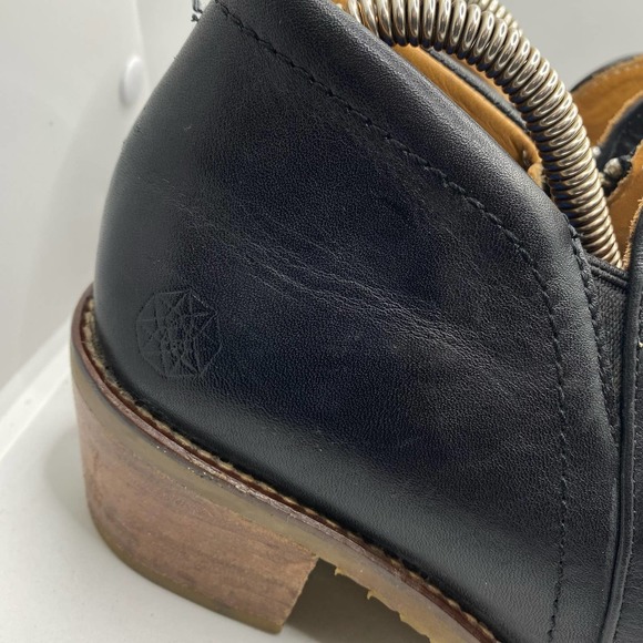 Xena Womens Gravity Steel Toe Black Leather Ankle Safety Work Boots Booties 10 - Picture 4 of 8